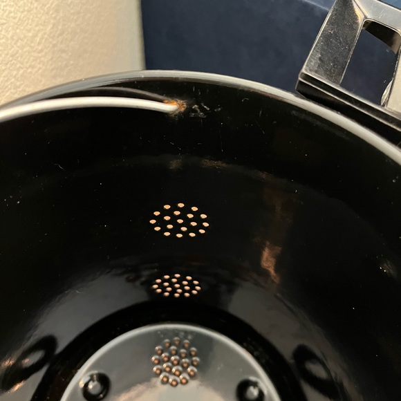 Mid Mod Ekco Country Garden Porcelain Clad Stockpot/Steamer - Picture 7 of 11